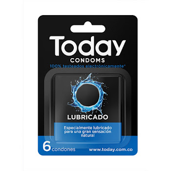 Condones Today Condoms Lubricado X 6 und  