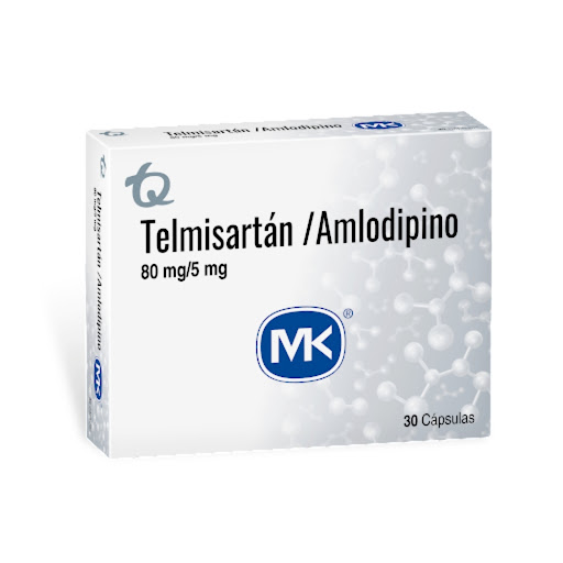 **Telmisartan - Amlodipino MK 80/5Mg Caja x30 Capsulas