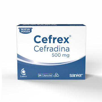 Cefrex Cefradina 500mg Labinco Caja x 24 Capsulas   