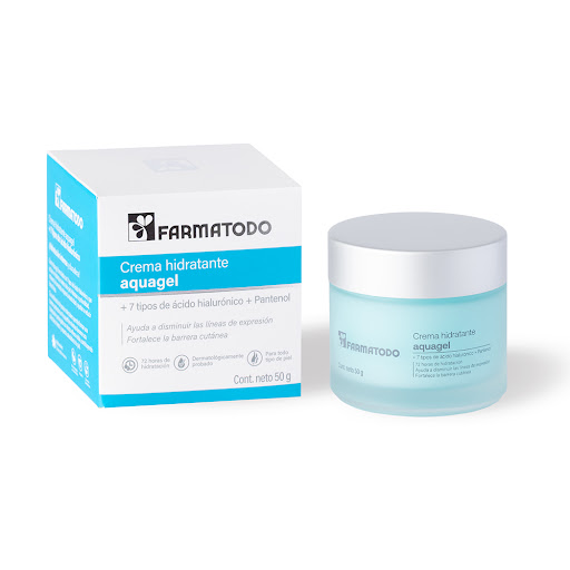 Crema Aquagel 7 Tipos Ácido Hialurónico Farmatodo x 50 gr