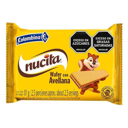 Galletas Wafer Nucita x 81 gr