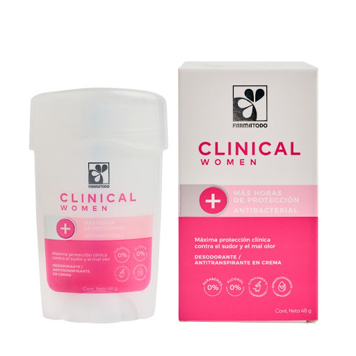 Desodorante Clinical   Farmatodo En Crema Mujer x 48 g