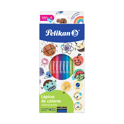 Lápices De Colores Pelikan Caja x 13 und