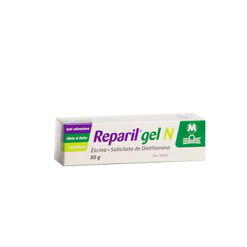 Reparil Gel N Escina + Salicilato de Dietilamina 1g/5g Grunenthal Tubo x 30 gr  