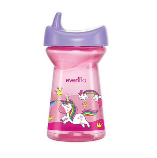 Vaso Entrenador Boquilla Dura 10 Oz Fantasia Azul -Evenflo EVENFLO UNIDADES x 1 Vaso Entrenador Fantasía Boquilla Dura 300ml/ 10oz
Válvula de 3 posiciones para regular el flujo y evitar derrames