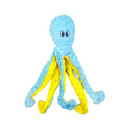 Juguete Pulpo Peluche Para Mascotas TSUYA Bolsa x 1 Juguete para mascota en forma de pulpo de peluche, diseñado para brindar entretenimiento y estimulación. Su textura suave y sus múltiples tentáculos lo hacen ideal para juegos interactivos, promoviend