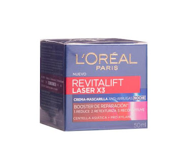 CREMA L´ORÉAL PARIS   FACIAL REVITALIFT LASER X3 ANTI EDAD NOCHE X50ML 