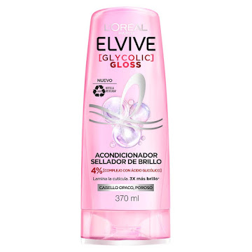 Acondicionador Elvive   Glycolic Gloss x 370 ml  