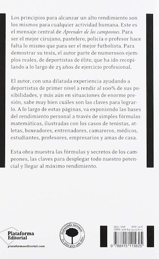 Aprender De Los Campeones. Pep Marí Plataforma Libro x 1  