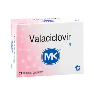 Valaciclovir MK 1 gr Caja x 21 Tabletas  
