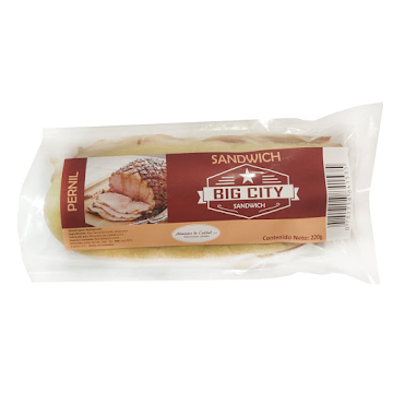 Sándwich Big City De Pernil Paquete 140 gr x 1 und  