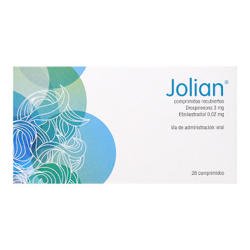 Jolian Drospirenona + Etinilestradiol 3mg/0.02mg Gedeon Farma Caja x 28 Comprimidos  