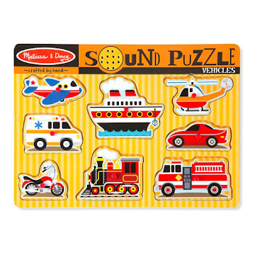 Solo Online Rompecabezas Melissa And   Doug  Con Sonido Vehiculos X 1 Unidad 