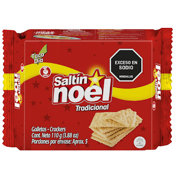 Galletas Saltin Noel Tradicional Taco Día Paquete x 110 gr  