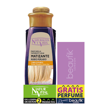 Shampoo Naturvital +   Mascarilla Matizante Oferta Pack x 300 ml 