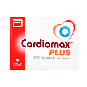 Cardiomax Plus Ezetimiba + Rosuvastatina 10mg/10mg Abbott Caja x 28 Tabletas  