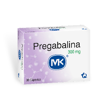 Pregabalina MK 300 mg Caja x 30 Cápsulas  