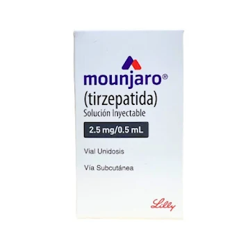 Mounjaro Tirzepatide 2,5mg/0,5ml Eli Lilly Caja x 1 Vial
