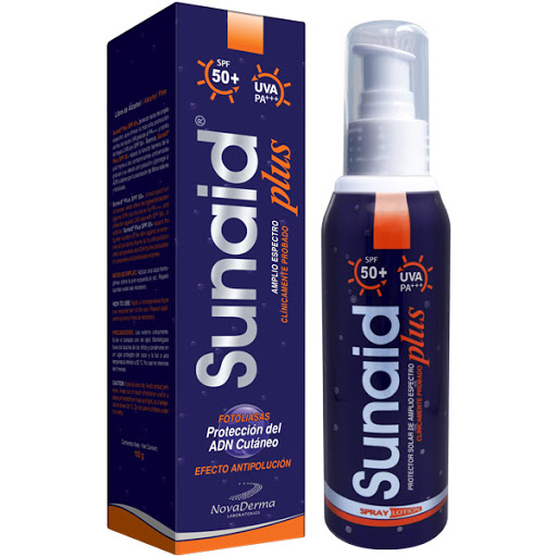 PROTECTOR SOLAR SUNAID PLUS FPS50+ SPRAY X100G.                       . 