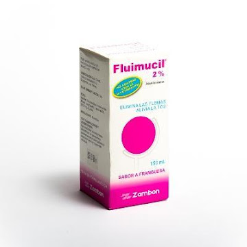 Fluimucil Frambuesa 2% Jarabe Frasco x 150 ml  
