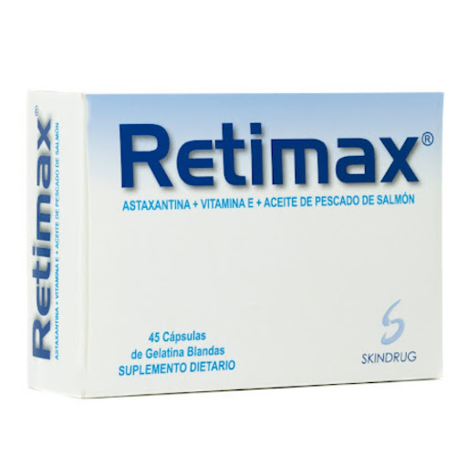Retimax Astaxantina + Vitamina E + Omega 3 Pharmad x 45 Cápsulas