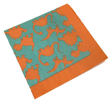 Servilletas Ecológicas Nico Dinosaurio x 16 und  