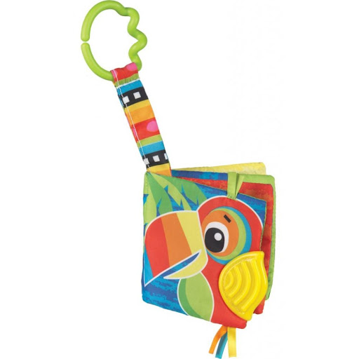 Libro Mordedor Jazzy Jungle PlayGrow Blister x 1 El Libro Mordedor Jazzy Jungle es un libro suave con ilustraciones de animales, sonidos crujientes y chirridos que estimulan los sentidos del bebé.