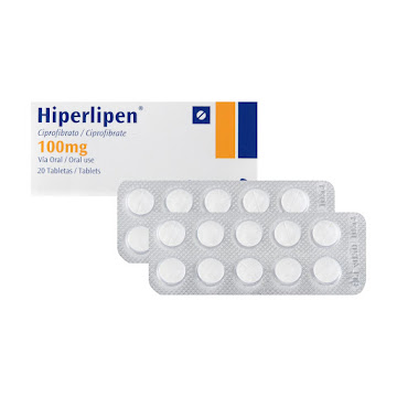 Hiperlipen Ciprofibrato 100 mg Sanofi Caja x 20 Tabletas  