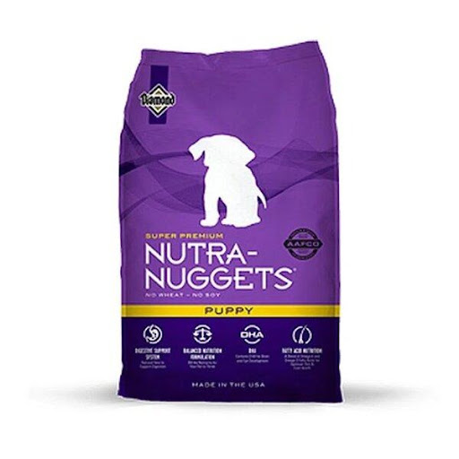 NUTRA NUGGETS C PUPPY 15 KG NUTRA NUGGETS  x 1 La fórmula para cachorros de Nutra-Nuggets está específicamente diseñada para satisfacer las necesidades nutricionales especiales de los cachorros en crecimiento, así como de las perras adultas gestan