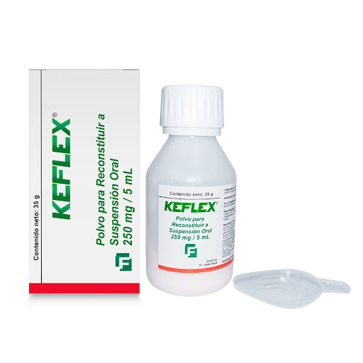 Keflex Cefalexina 250mg/5ml Farma de Colombia Frasco x 35 gr