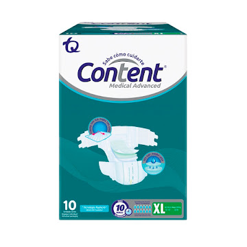 **Pañales Para Adulto Content Medical Advanced Talla XL Paquete x 16  