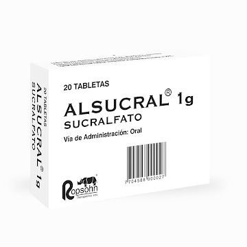 Alsucral 1G Tabletas Caja X20Tab. Rophson Sucralfato                    