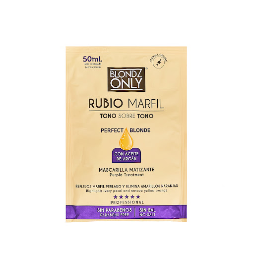Mascarilla Blondz Only Matizante Rubio Marfil Sachet x 50 ml