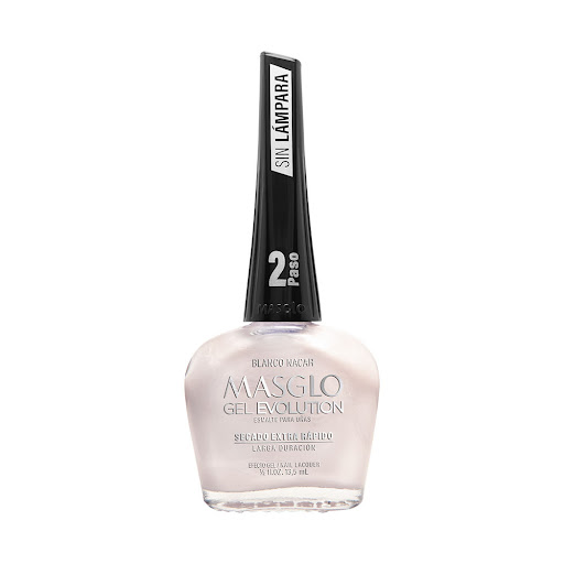 Esmalte Masglo Gel   Evolution Blanco Nacar x 13.5 ml