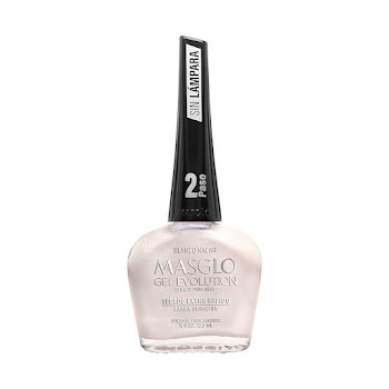 Esmalte Masglo Gel   Evolution Blanco Nacar x 13.5 ml  