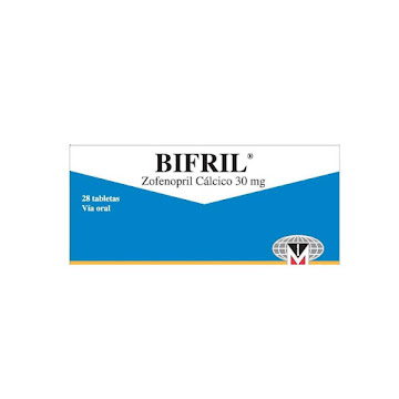 Bifril Zofenopril   Cálcico 30 mg Menarini Caja x 28 Tabletas  