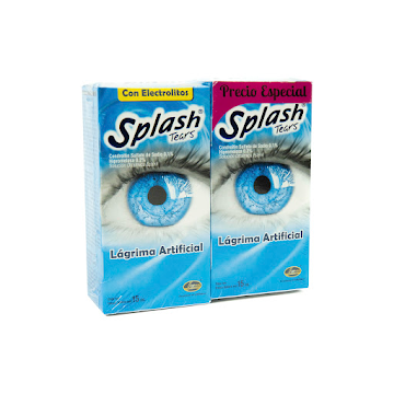 Gotas Oftálmicas Splash Tears x 15 ml x 2 und  