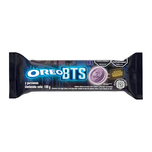 Galleta Oreo BTS Paquete x 108 gr