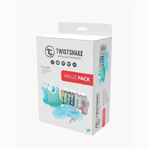 PACK VAJILLA TWISTSHAKE CELESTE Twistshake  und x 11