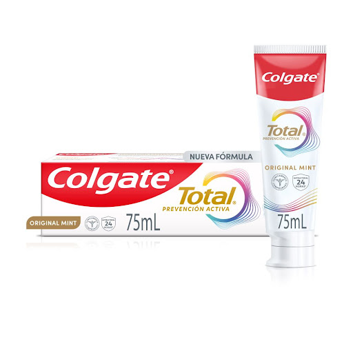 Crema Dental Colgate Total Original Mint Prevención Activa Caja x 75 ml