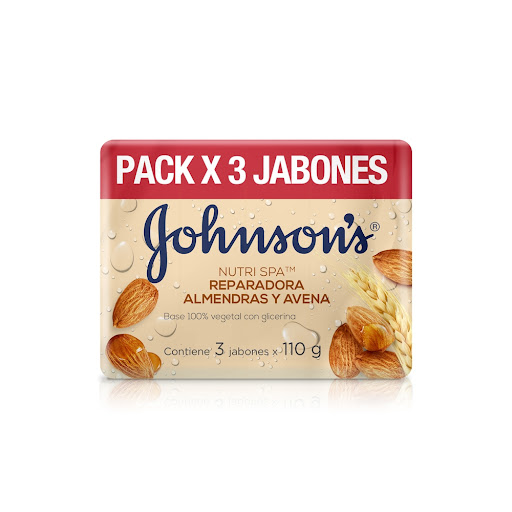 Jabón Johnson’s Avena Tripack x 330 gr