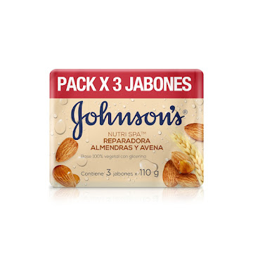 Jabón Johnson’s Avena Tripack x 330 gr  