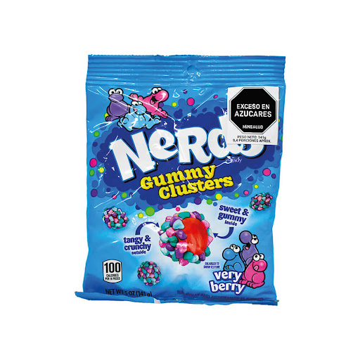 Gomas Nerds Gummy Clusters Very Berry Paquete x 141 gr