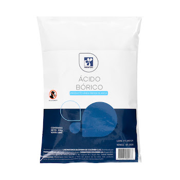 Ácido Bórico Farmatodo Bolsa x 250 gr  