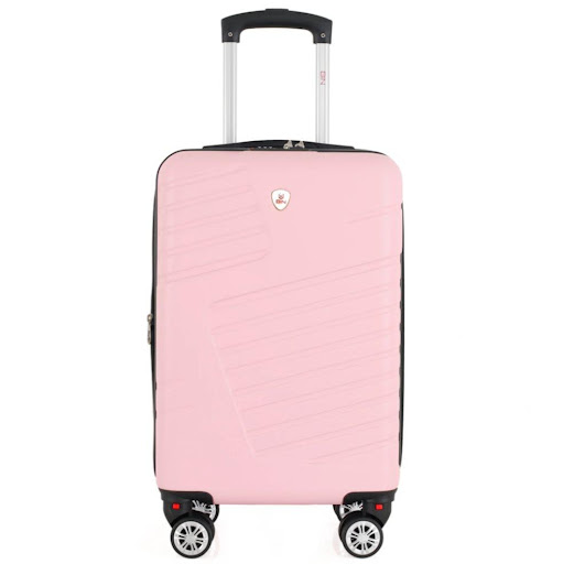 Maleta De Viaje Expandible para Cabina de Mano 10kg Tamano S Bin M006 Rosado BIN Maletas x 1  