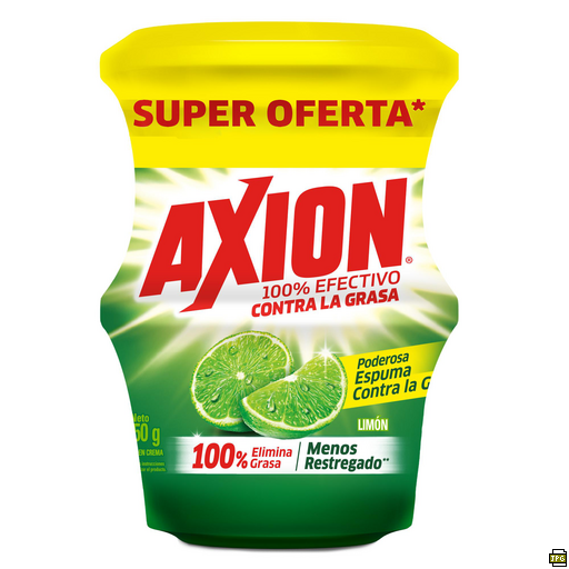Lavaplatos en Crema Axion Limon Frasco 450 gr x 2 und