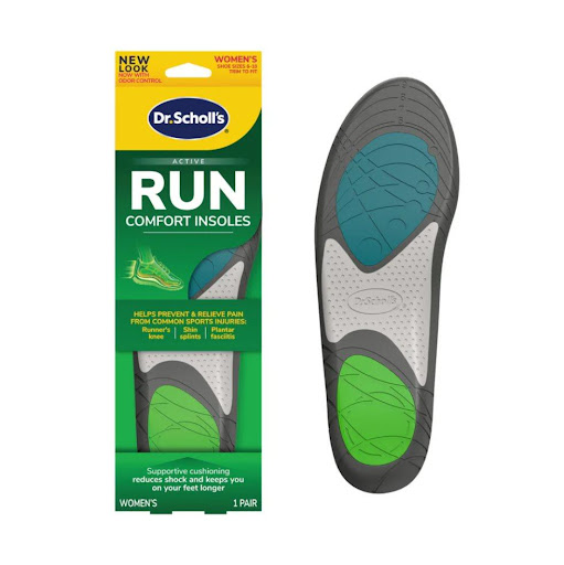 Plantilla Dr. Scholl´s para Deportistas y Corredores Mujer x 2 Unid Dr. Scholl´s Caja x 2 Las plantillas Dr. Scholl's Run Active Comfort está diseñada para corredores, ayudando a aliviar y prevenir dolor por rodilla del corredor, periostitis y fascitis plantar. Su amortiguación y soporte r