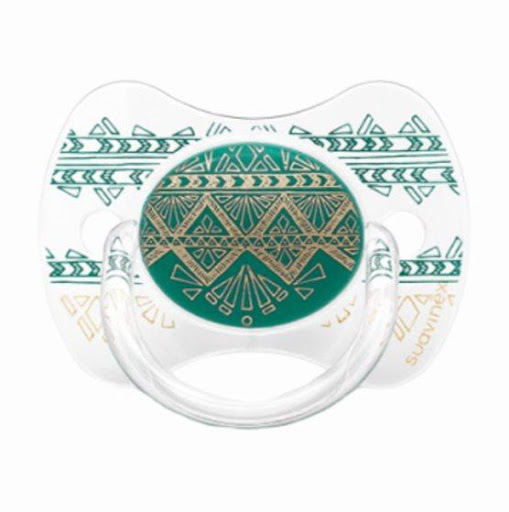 Suavinex Chupo Couture fisiológico 4/18 meses Verde Suavinex Caja x 1  