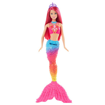 Solo Online Muñeca Barbie  Reinos   Magicos Sirena Dreamtopia Rosado X 1 Unidad 