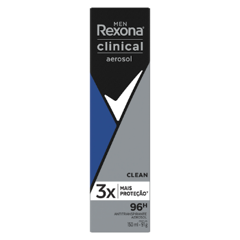 Desodorante Hombre Rexona Clinical Expert 96h Frasco x 91 gr  
